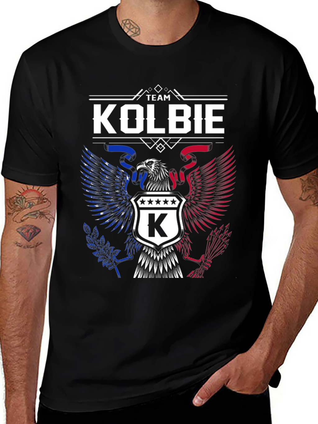 Team Kolbie Patriotic Eagle T-Shirt