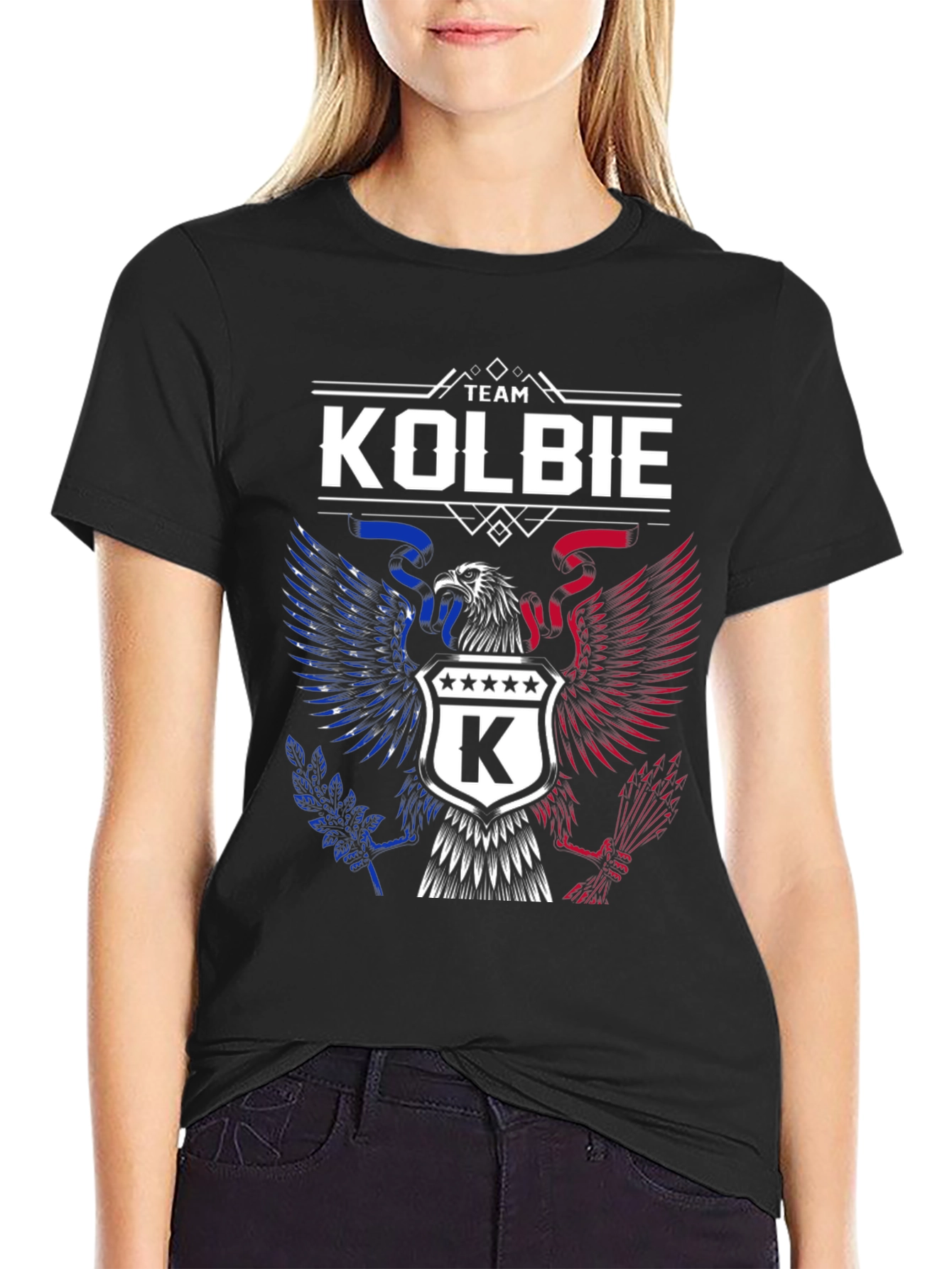 Team Kolbie Patriotic Eagle T-Shirt