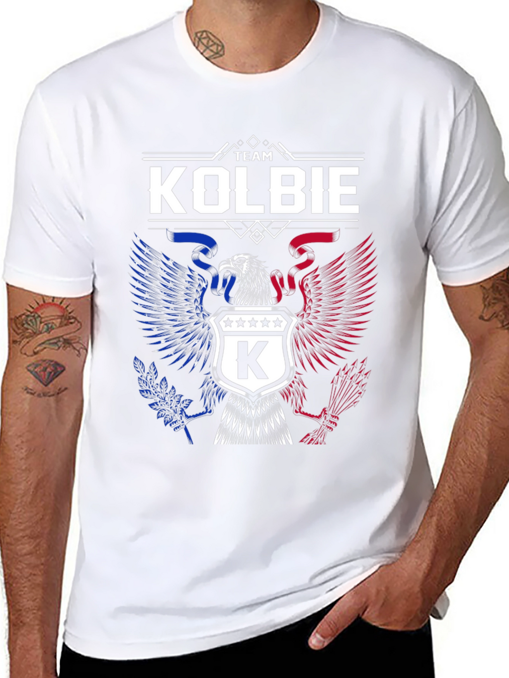 Team Kolbie Patriotic Eagle T-Shirt