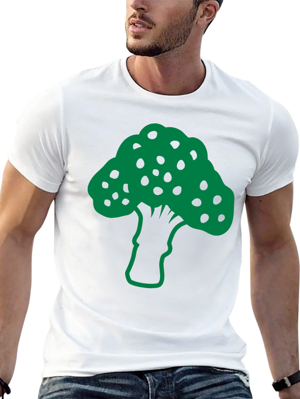 Broccoli Graphic T-Shirt - Organic Style