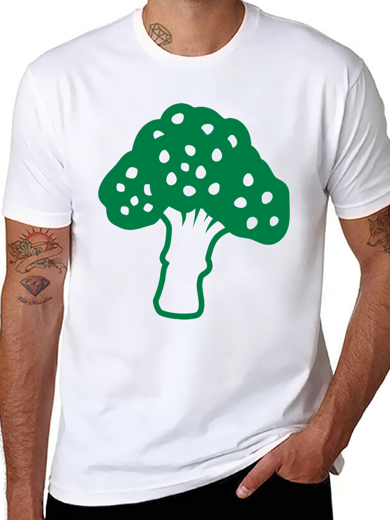 Broccoli Graphic T-Shirt - Organic Style