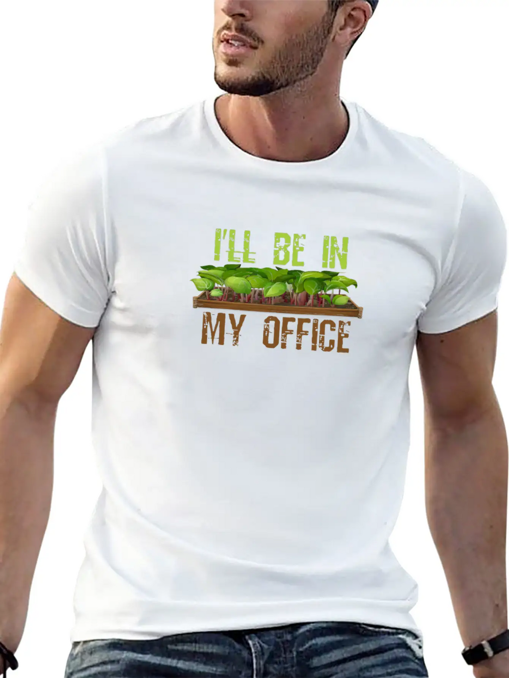 I'll Be In My Office Unisex Short Sleeve Soft Cotton T-Shirt – Casual Everyday Wear