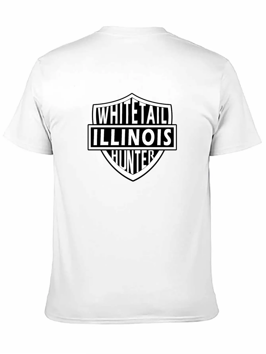 Illinois Whitetail Hunter Unisex Casual T-Shirt – Clean Design For Daily Comfort