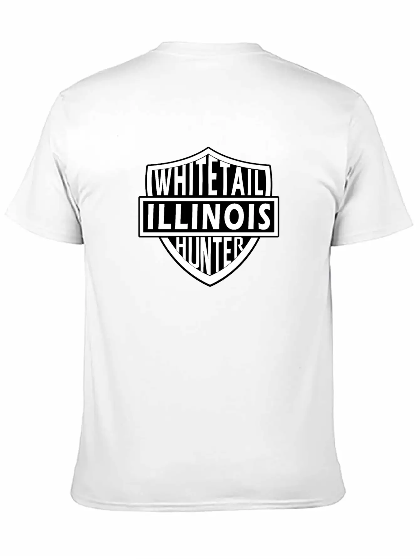 Illinois Whitetail Hunter Unisex Casual T-Shirt – Clean Design For Daily Comfort