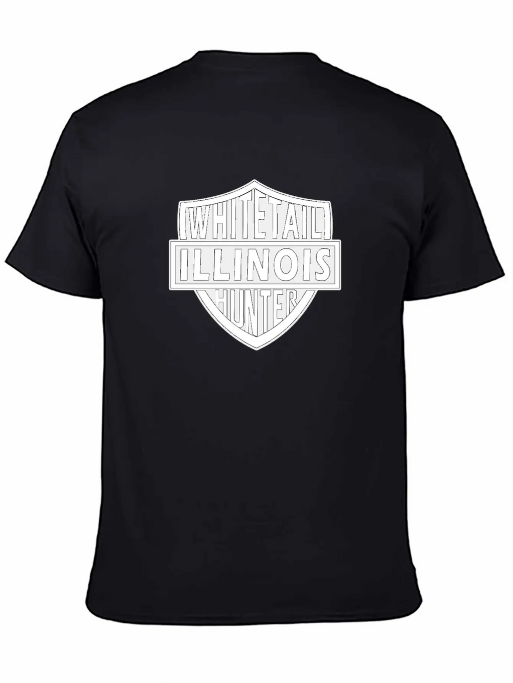 Illinois Whitetail Hunter Unisex Casual T-Shirt – Clean Design For Daily Comfort