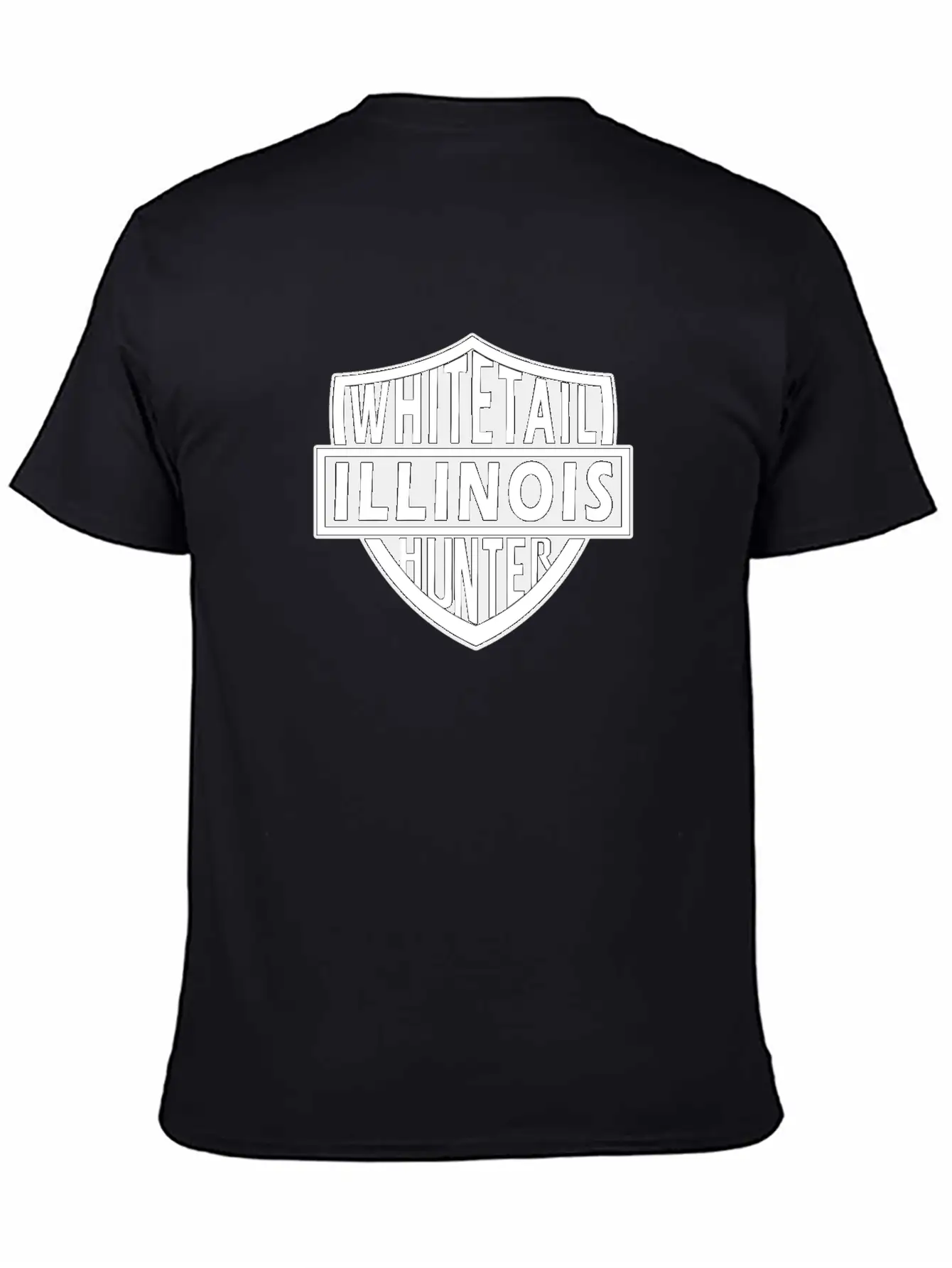 Illinois Whitetail Hunter Unisex Casual T-Shirt – Clean Design For Daily Comfort