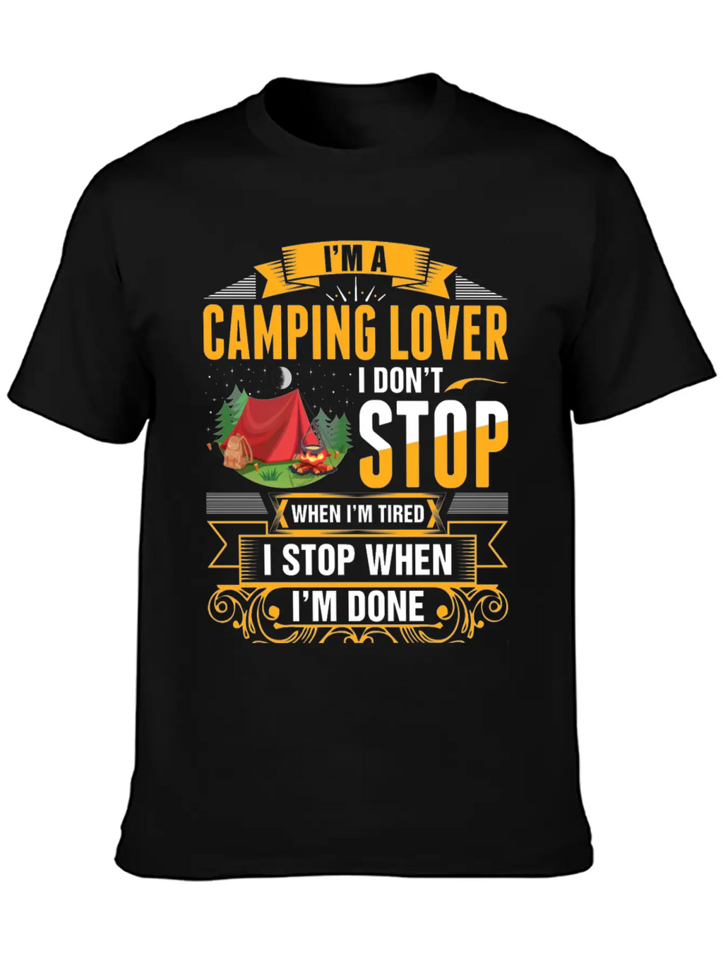 Im A Camping Lover Tshirt Essential Cotton Tee For Daily Outfits – Unisex Style