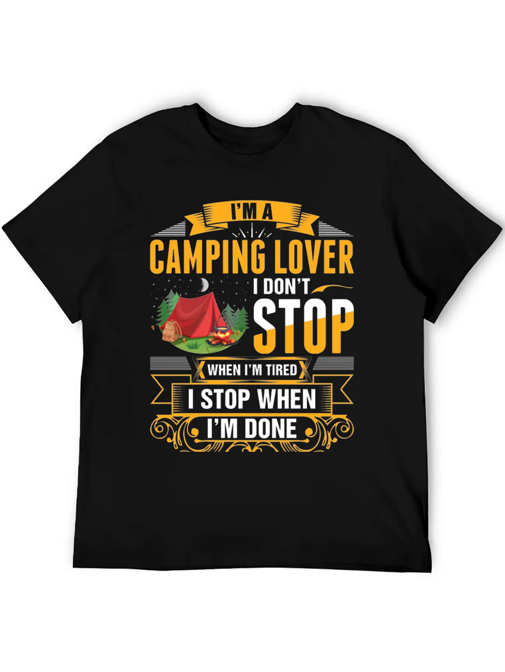 Im A Camping Lover Tshirt Essential Cotton Tee For Daily Outfits – Unisex Style