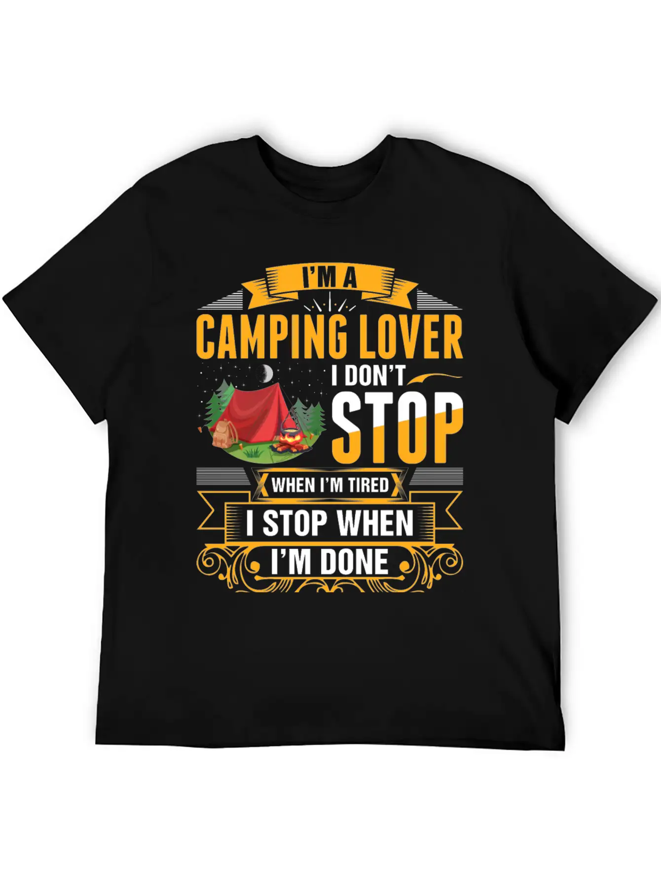 Im A Camping Lover Tshirt Essential Cotton Tee For Daily Outfits – Unisex Style