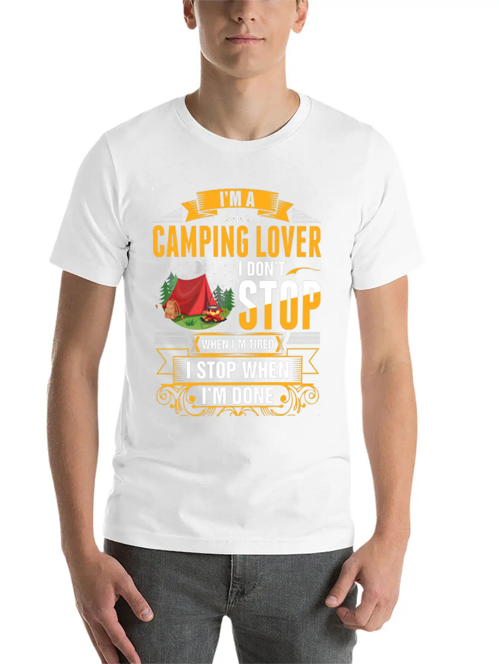 Im A Camping Lover Tshirt Essential Cotton Tee For Daily Outfits – Unisex Style