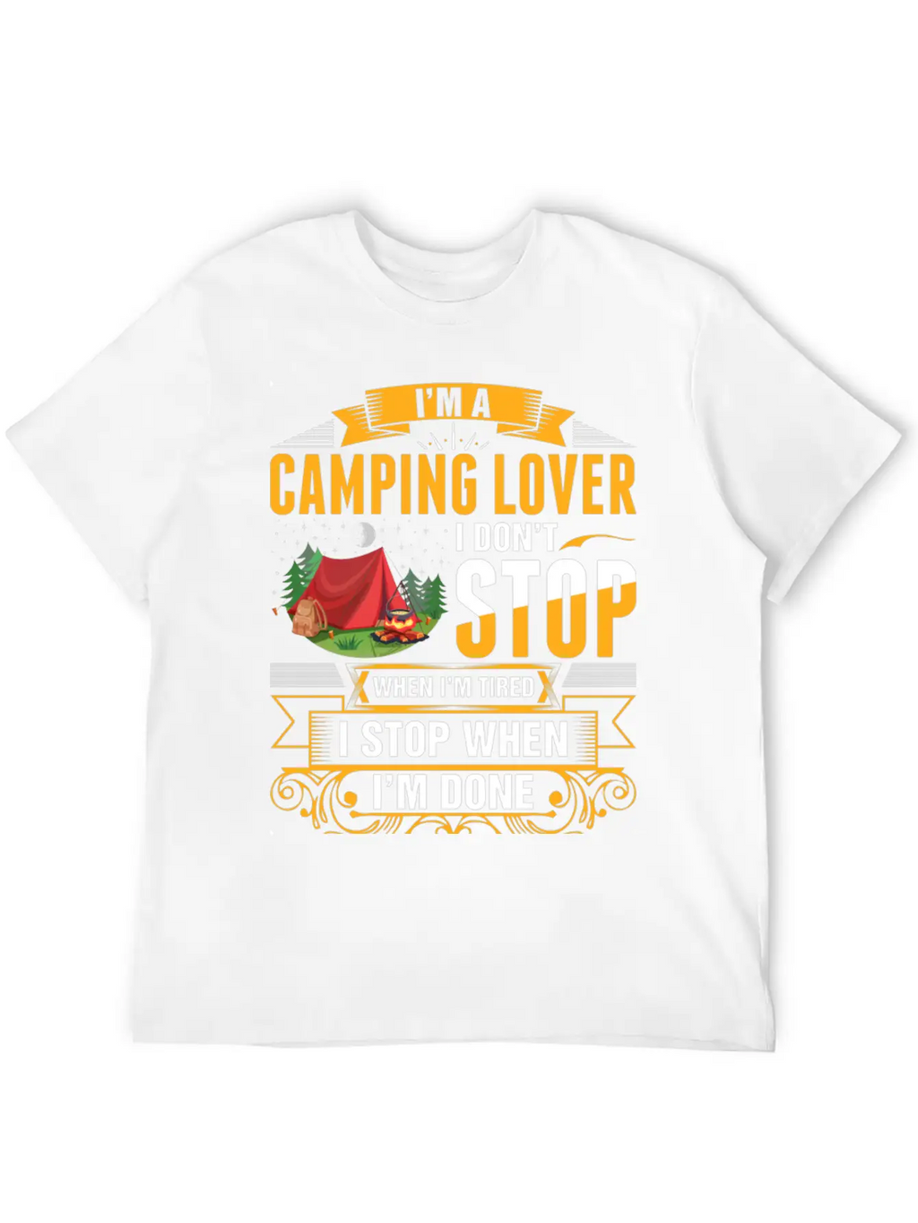 Im A Camping Lover Tshirt Essential Cotton Tee For Daily Outfits – Unisex Style