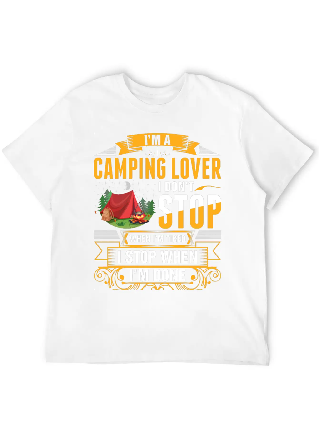 Im A Camping Lover Tshirt Essential Cotton Tee For Daily Outfits – Unisex Style