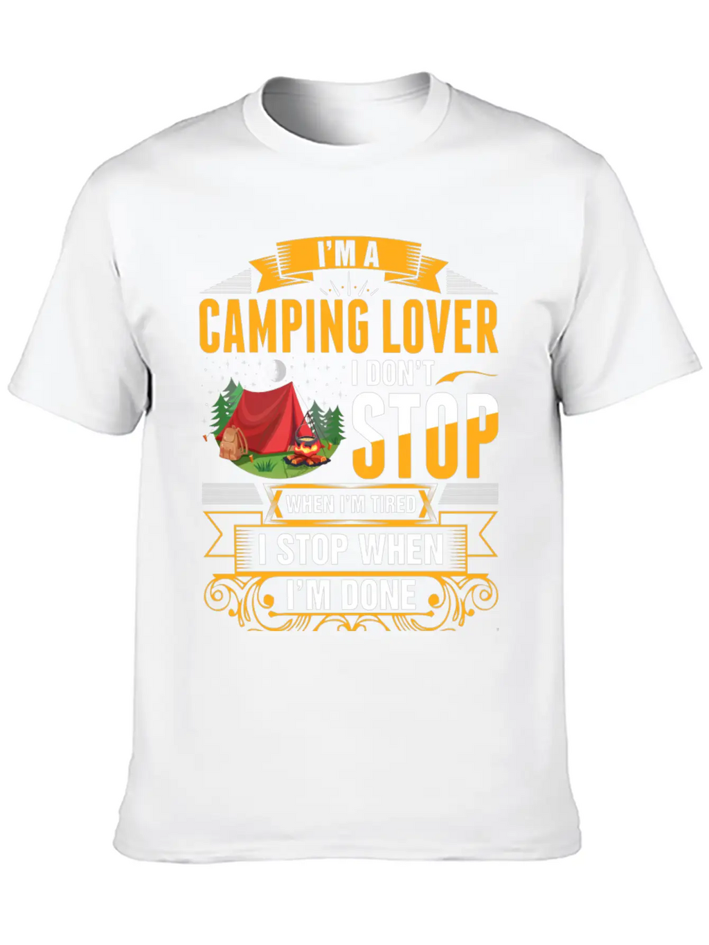 Im A Camping Lover Tshirt Essential Cotton Tee For Daily Outfits – Unisex Style