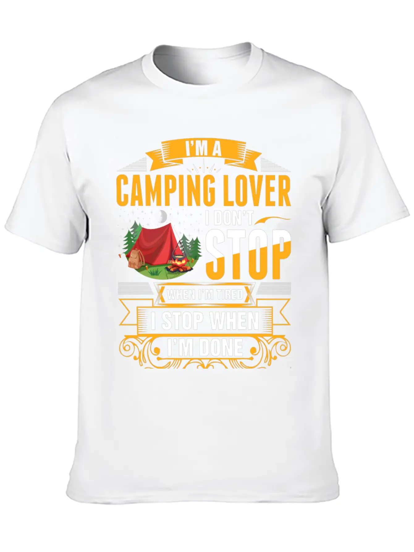 Im A Camping Lover Tshirt Essential Cotton Tee For Daily Outfits – Unisex Style