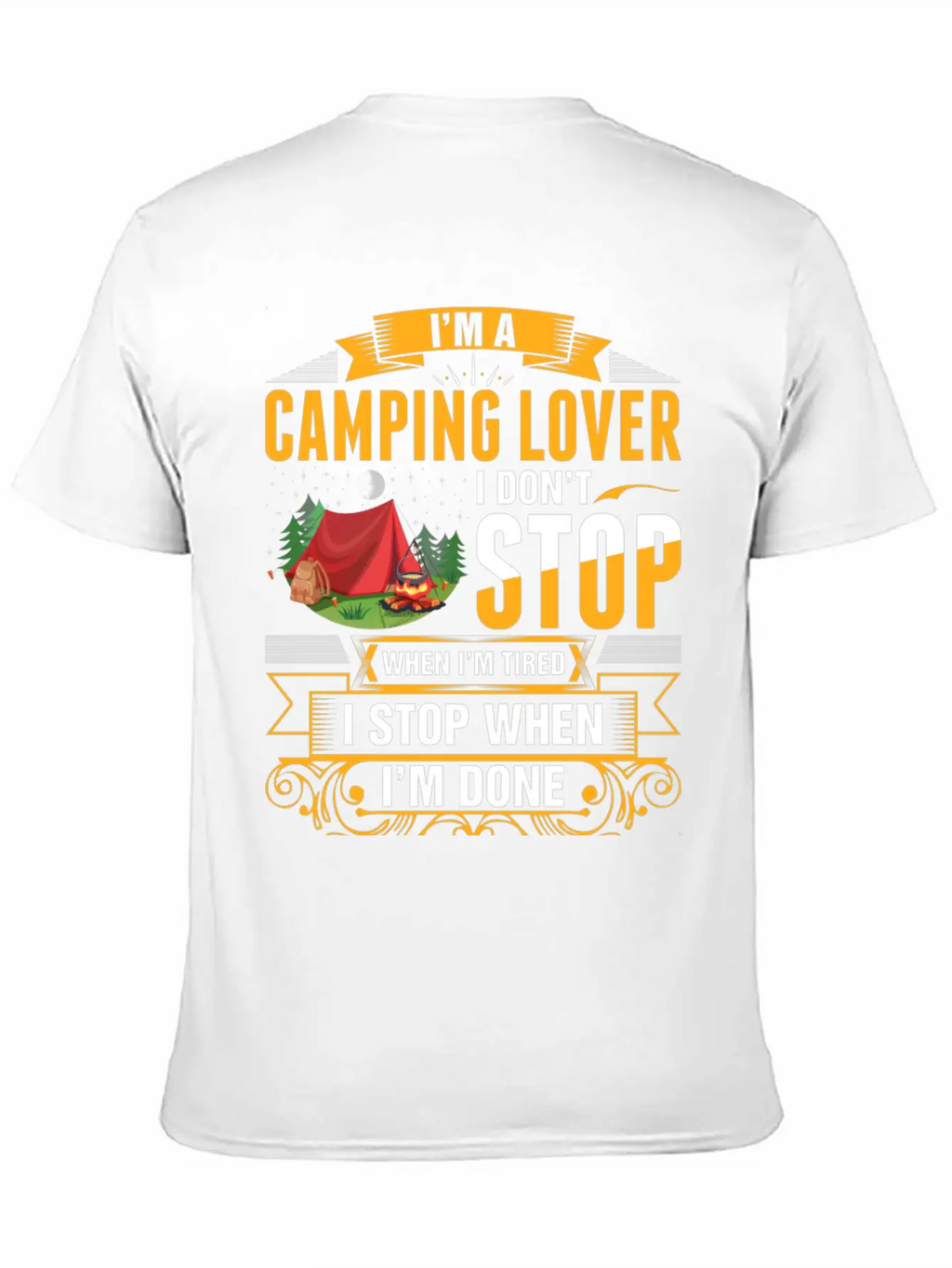 Im A Camping Lover Tshirt Essential Cotton Tee For Daily Outfits – Unisex Style