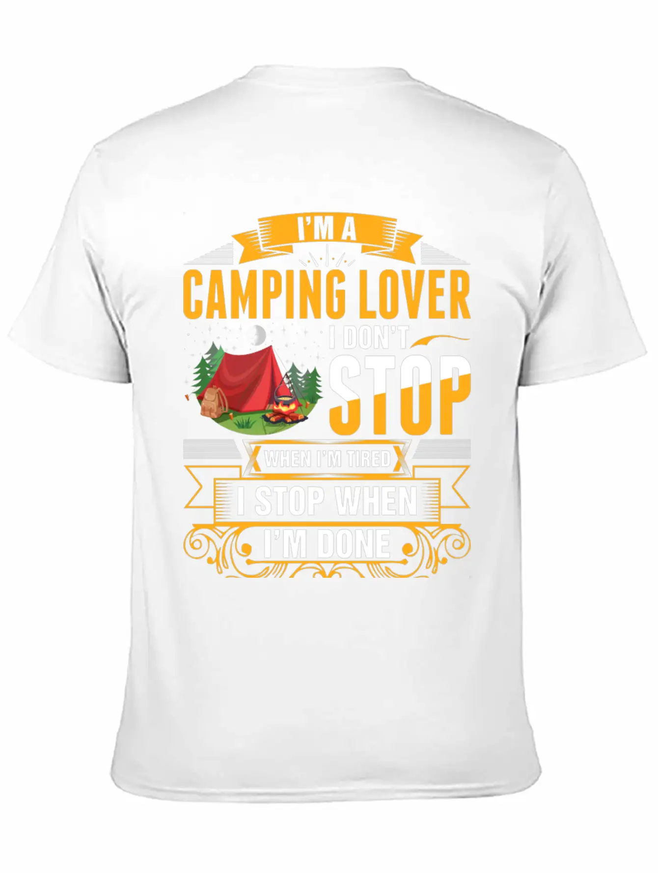 Im A Camping Lover Tshirt Essential Cotton Tee For Daily Outfits – Unisex Style