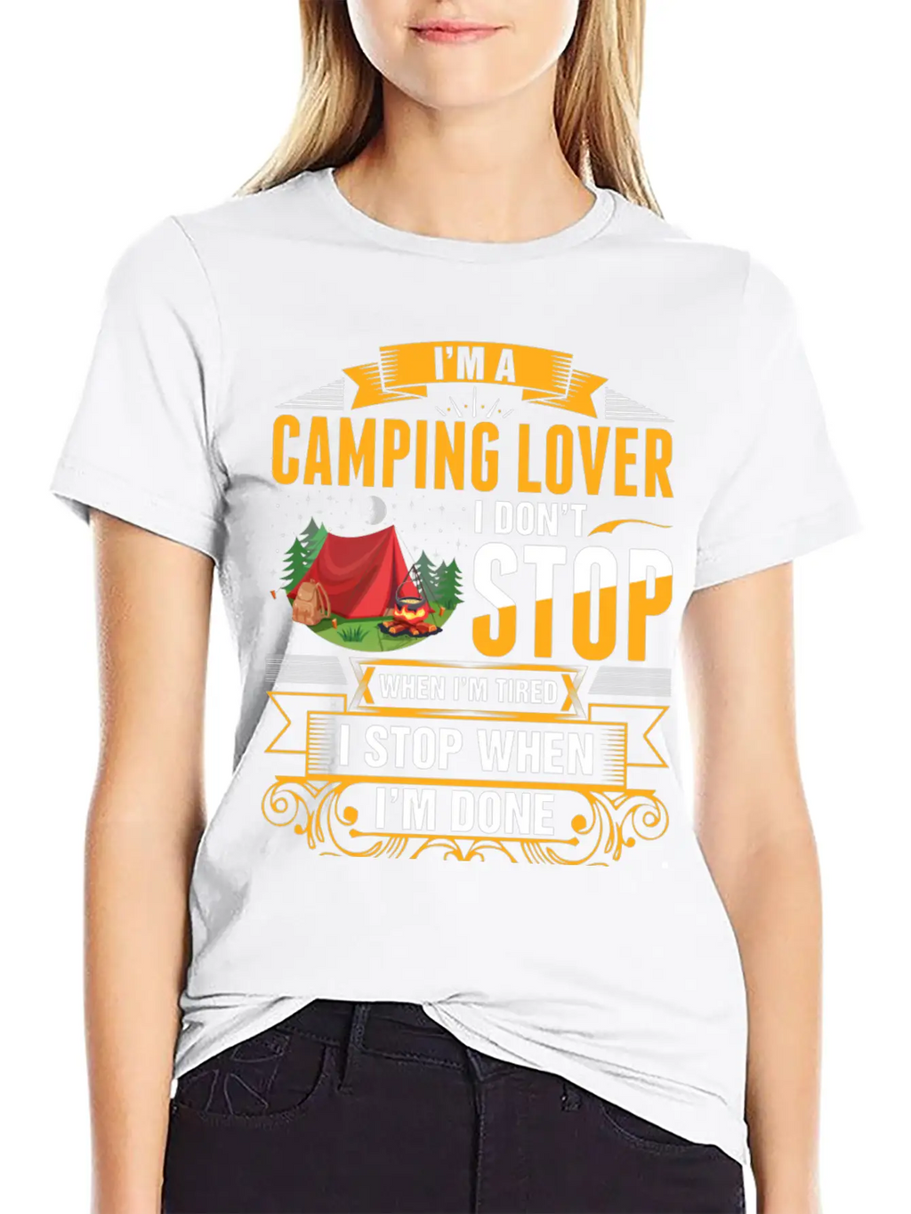 Im A Camping Lover Tshirt Essential Cotton Tee For Daily Outfits – Unisex Style