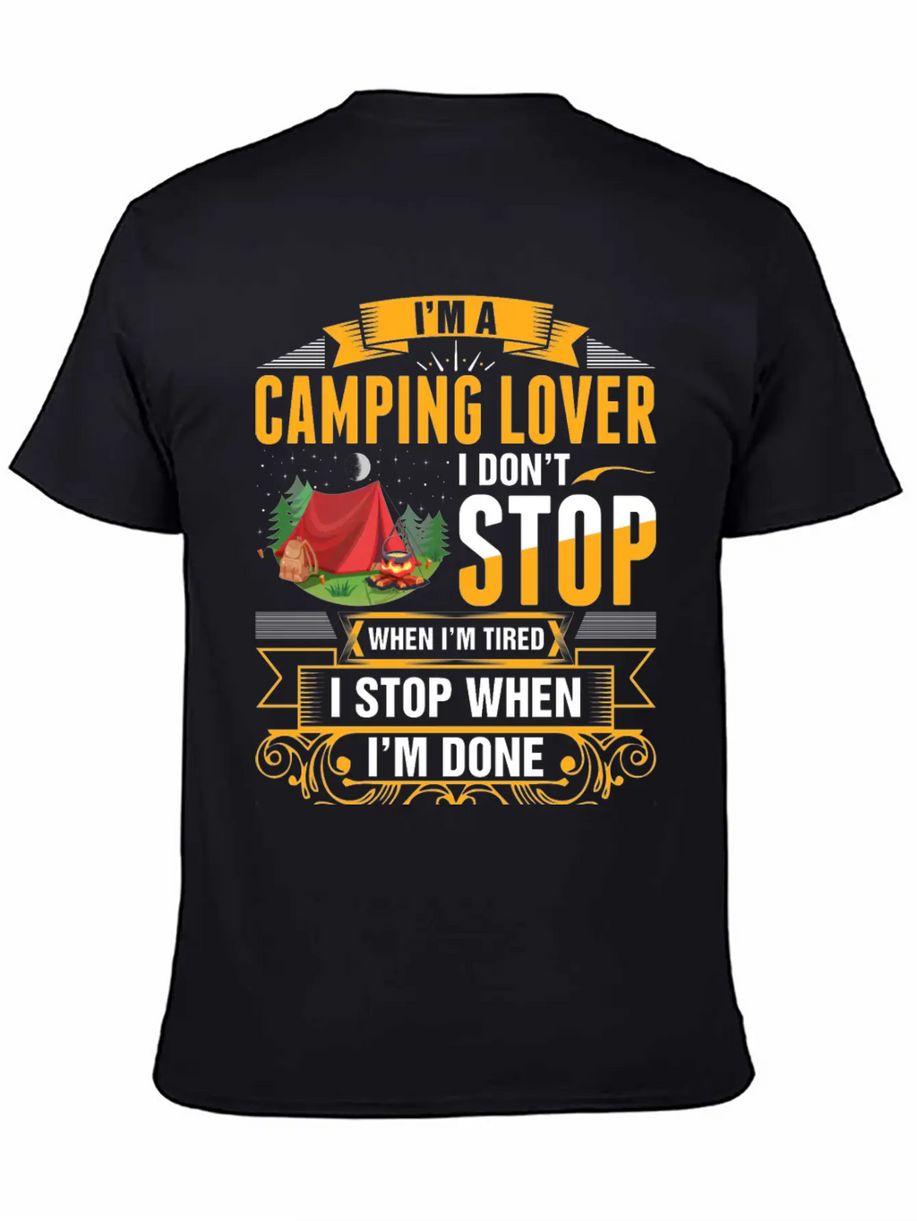 Im A Camping Lover Tshirt Essential Cotton Tee For Daily Outfits – Unisex Style