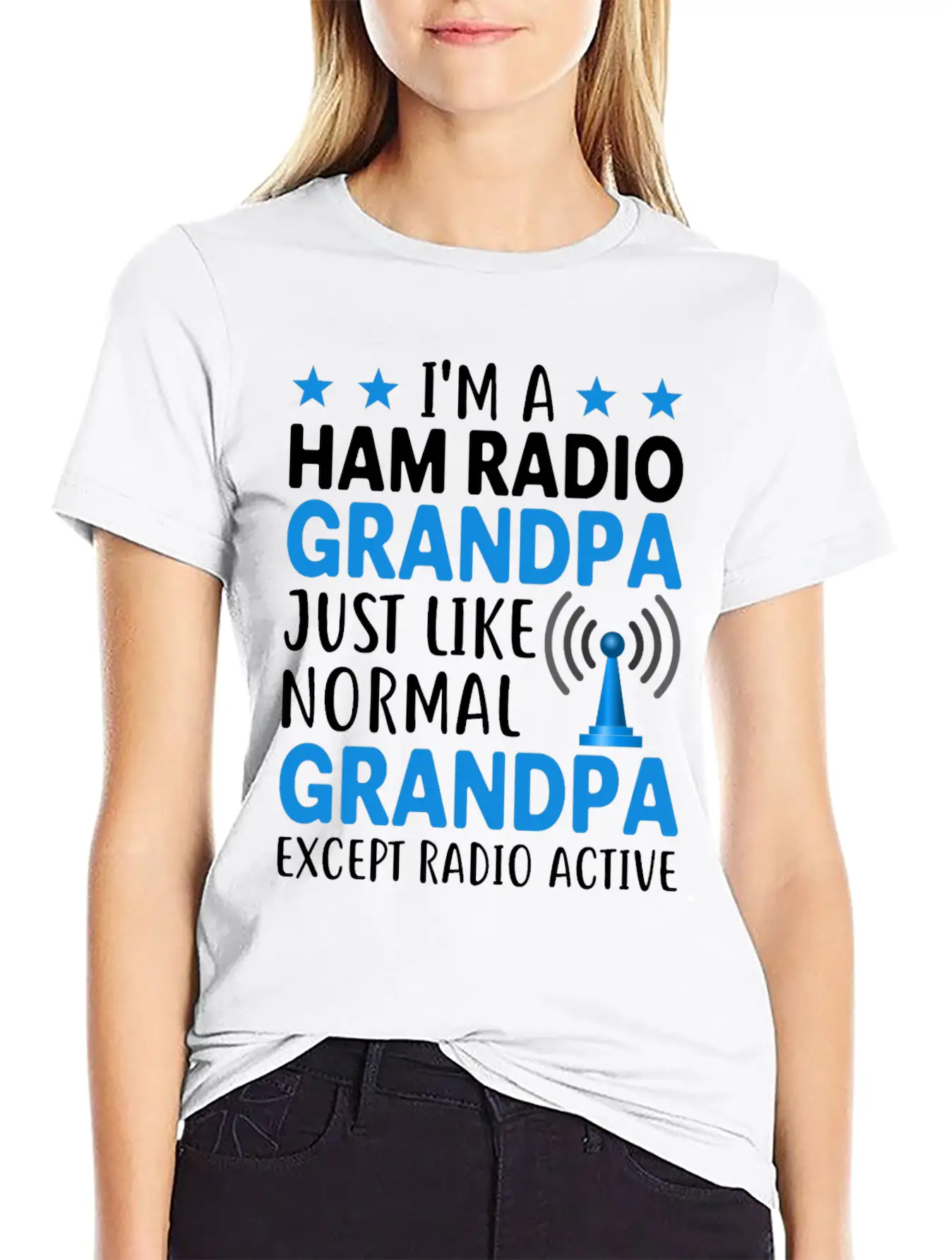 I´m A Ham Radio Grandpa Just Like Normal Grandpa E Classic Fit Graphic Tee For Daily Comfort – Unisex Cotton Shirt
