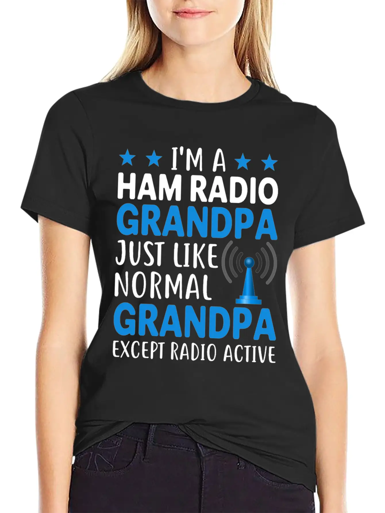 I´m A Ham Radio Grandpa Just Like Normal Grandpa E Classic Fit Graphic Tee For Daily Comfort – Unisex Cotton Shirt