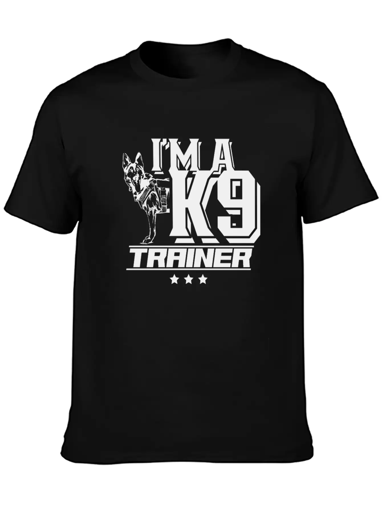 I'm A K9 Trainer Training Dog Handler Service Dog Essential Cotton Tee For Daily Outfits – Unisex Style