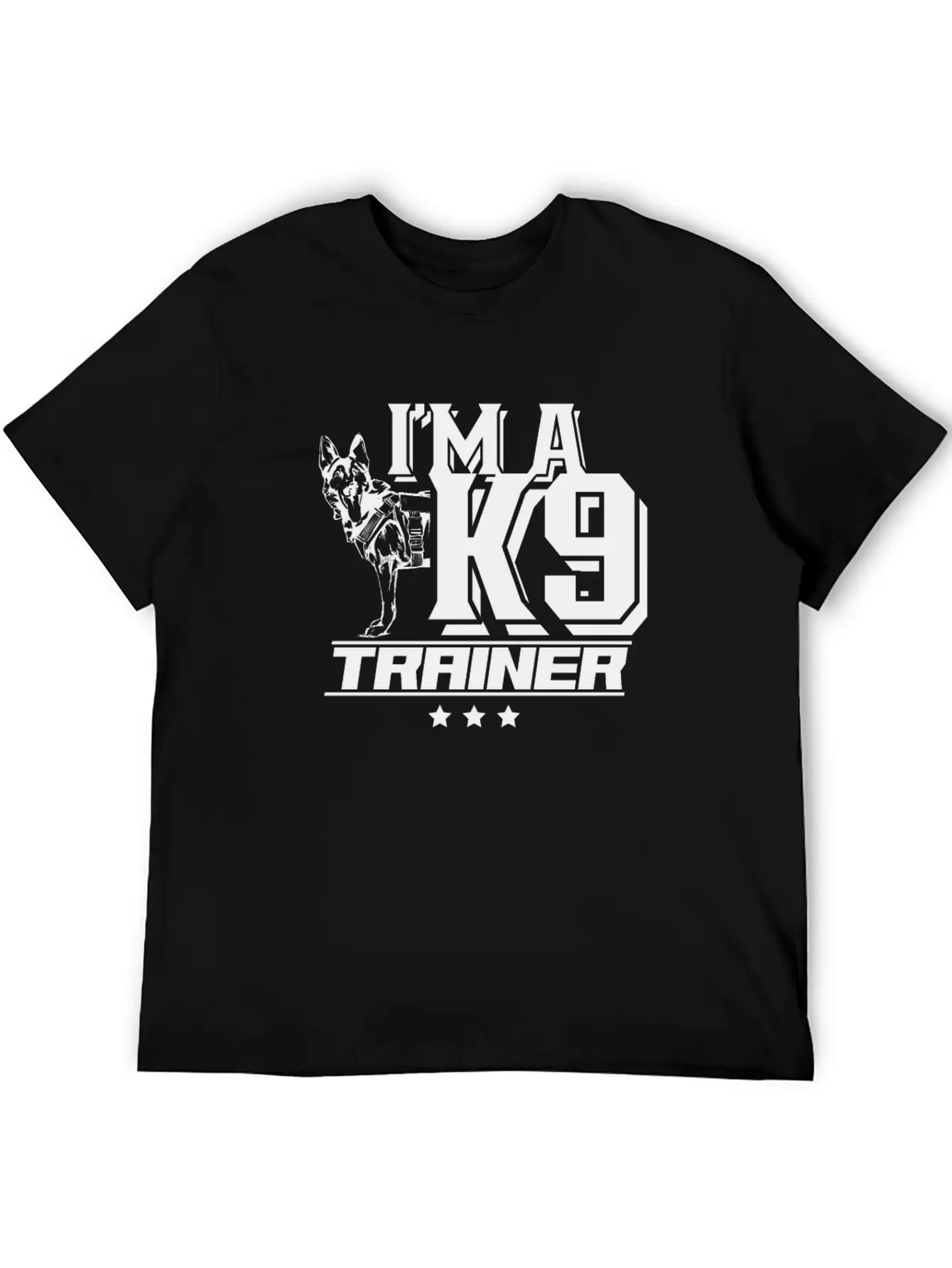 I'm A K9 Trainer Training Dog Handler Service Dog Essential Cotton Tee For Daily Outfits – Unisex Style