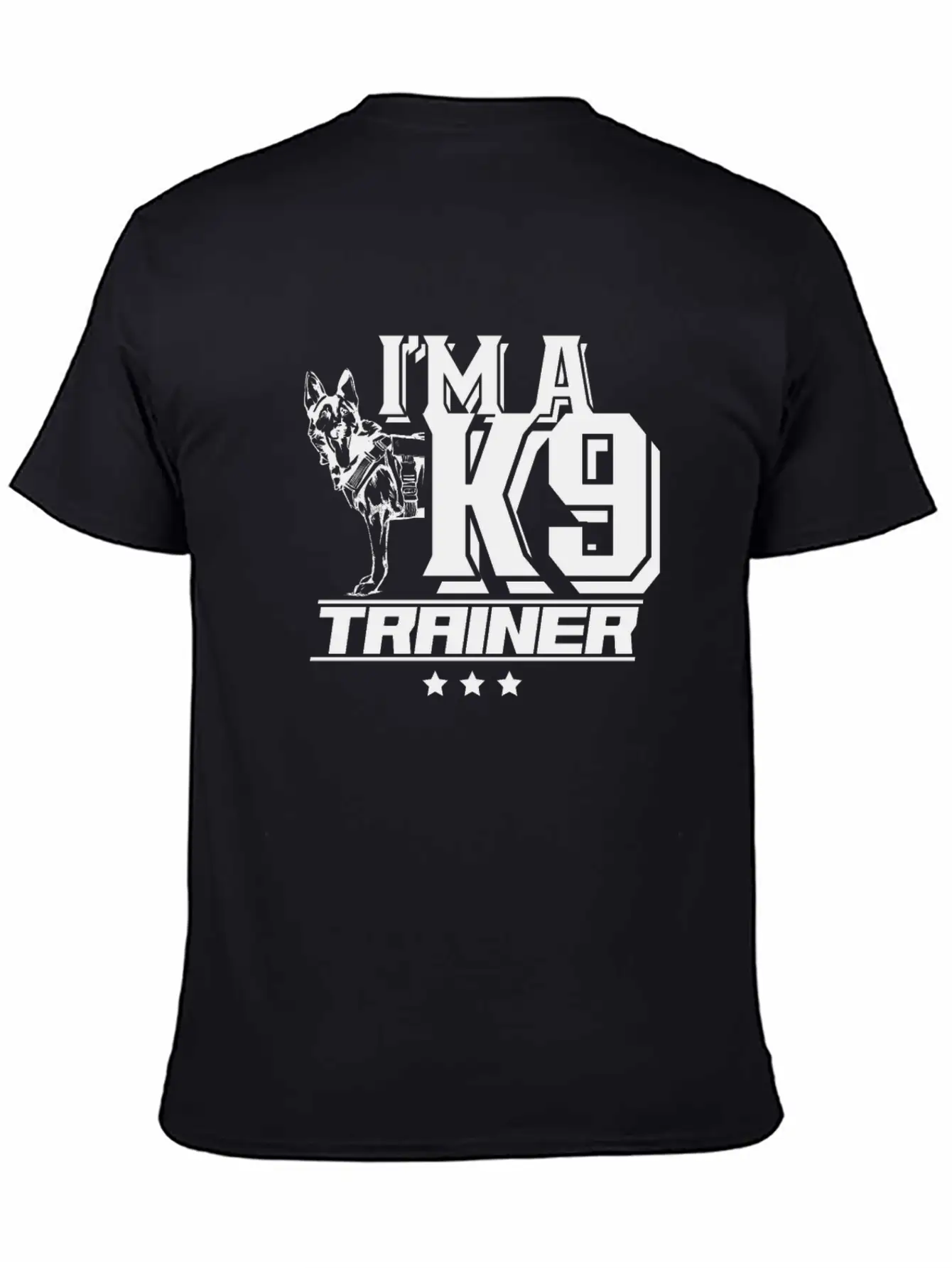 I'm A K9 Trainer Training Dog Handler Service Dog Essential Cotton Tee For Daily Outfits – Unisex Style