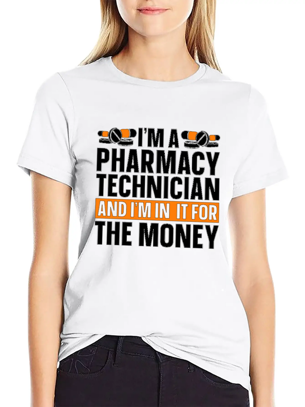 I'm A Pharmacy Technician Tech Medicine Pharmacist Unisex Casual T-Shirt – Clean Design For Daily Comfort