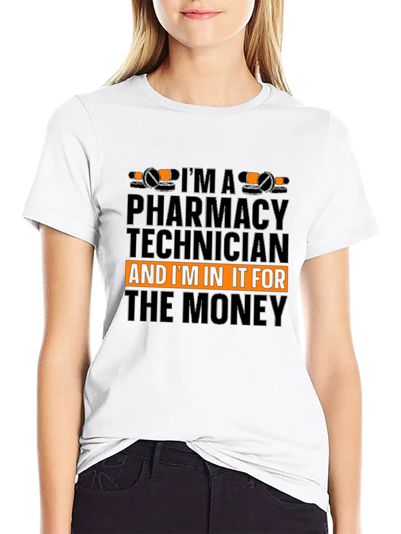 I'm A Pharmacy Technician Tech Medicine Pharmacist Unisex Casual T-Shirt – Clean Design For Daily Comfort