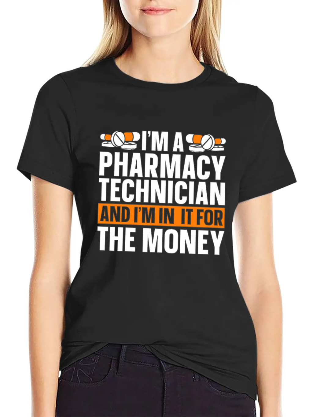 I'm A Pharmacy Technician Tech Medicine Pharmacist Unisex Casual T-Shirt – Clean Design For Daily Comfort