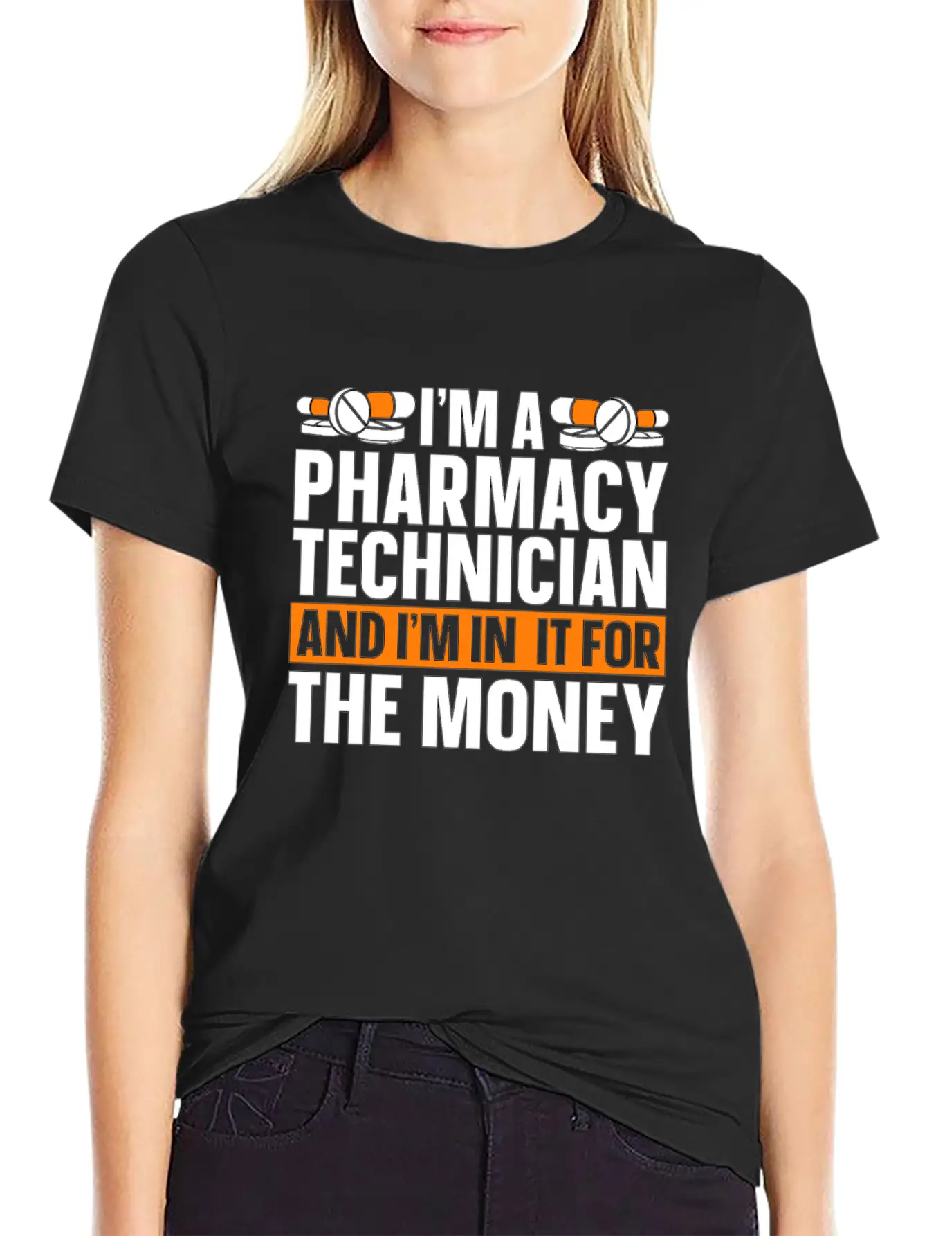 I'm A Pharmacy Technician Tech Medicine Pharmacist Unisex Casual T-Shirt – Clean Design For Daily Comfort