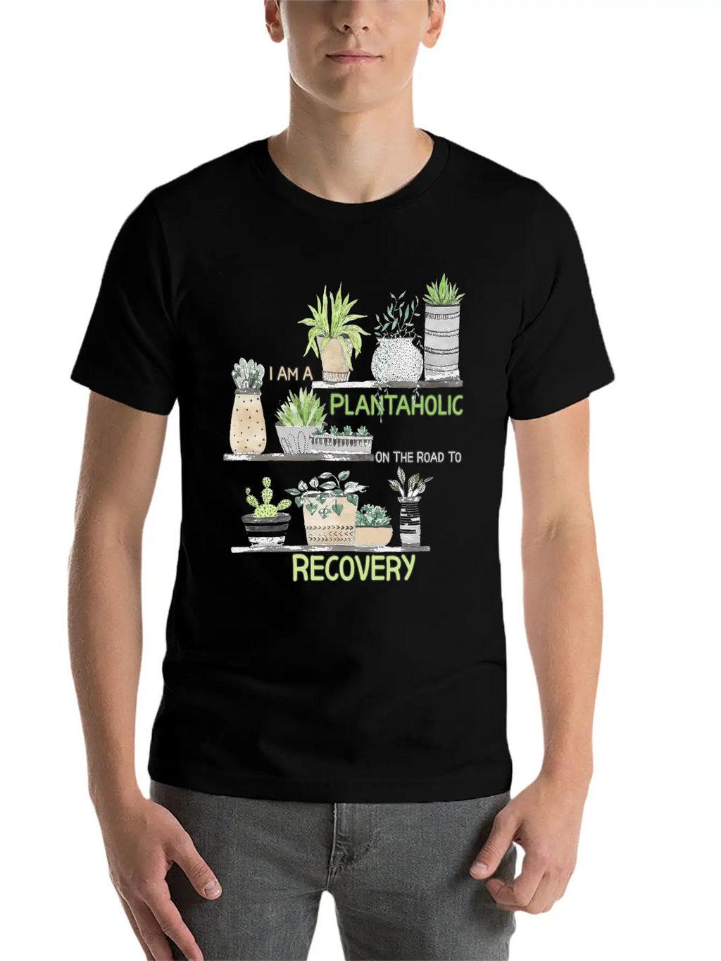 I'm A Plantaholic On The Road To Recovery Classic Fit Graphic Tee For Daily Comfort – Unisex Cotton Shirt