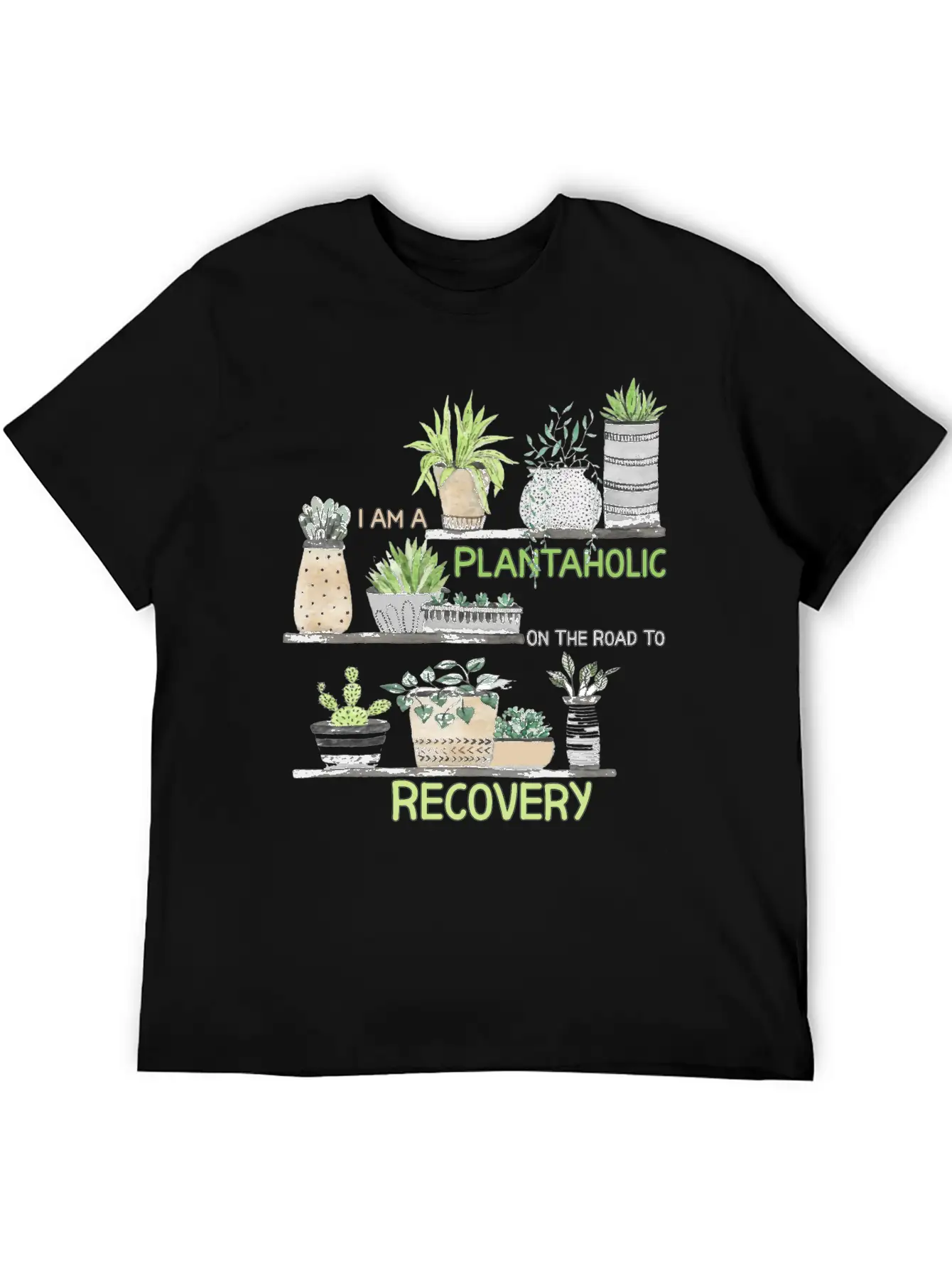 I'm A Plantaholic On The Road To Recovery Classic Fit Graphic Tee For Daily Comfort – Unisex Cotton Shirt