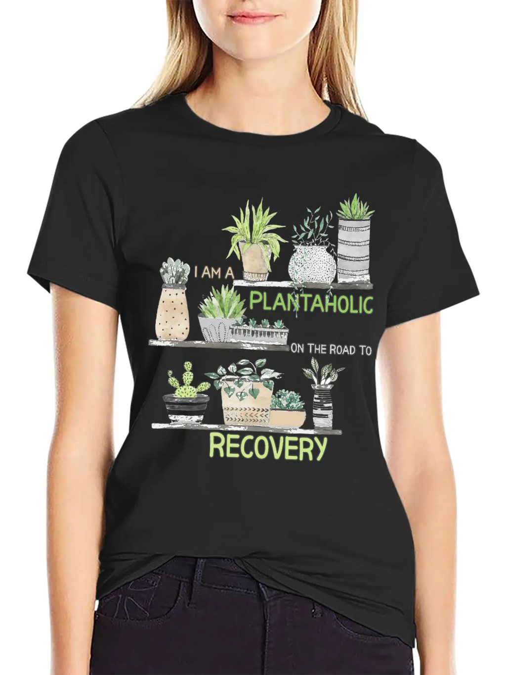 I'm A Plantaholic On The Road To Recovery Classic Fit Graphic Tee For Daily Comfort – Unisex Cotton Shirt