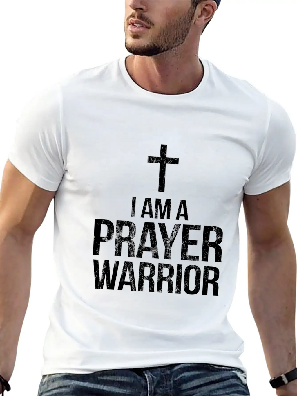 Im A Prayer Warrior Bible Scripture Verse Unisex Casual T-Shirt – Clean Design For Daily Comfort