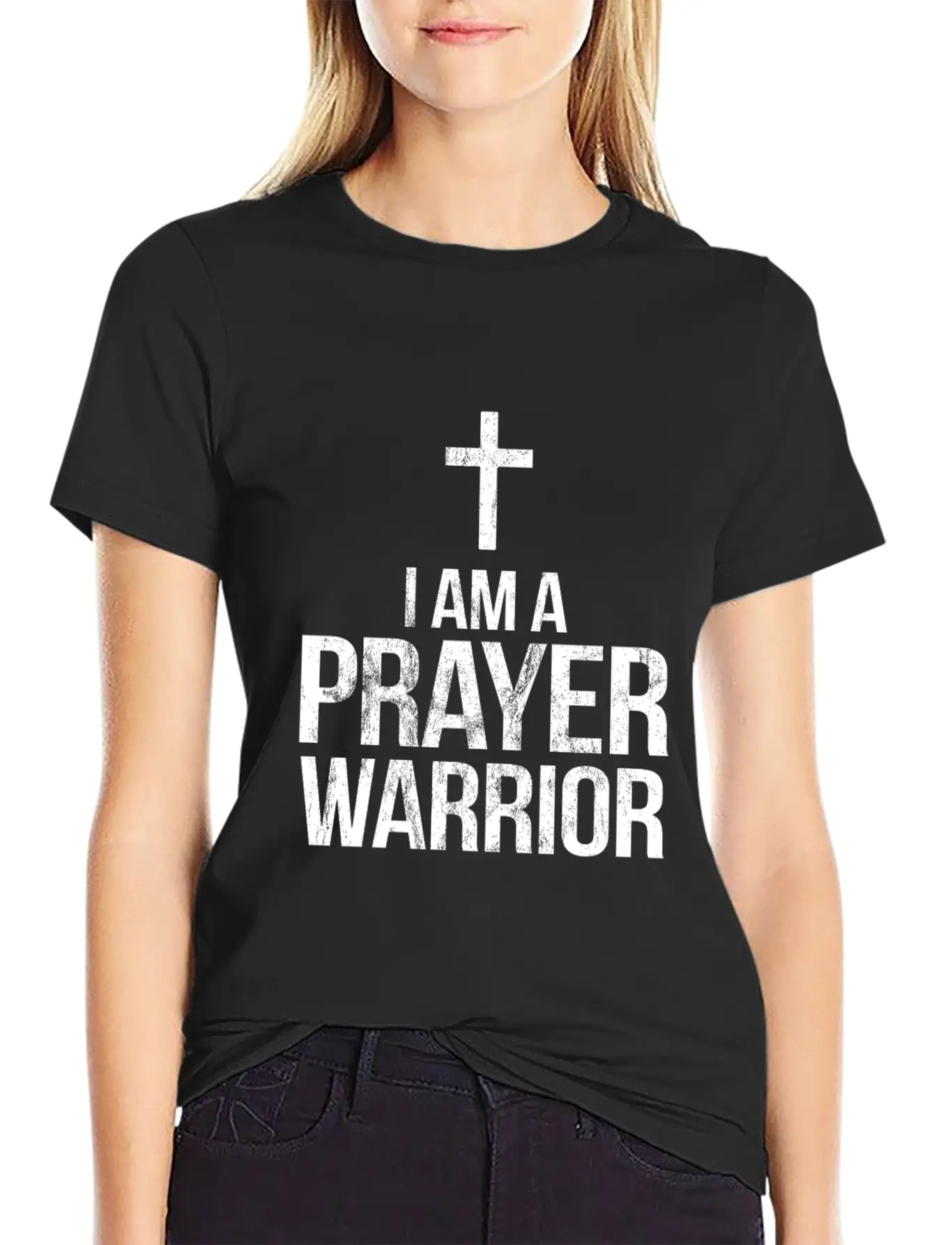 Im A Prayer Warrior Bible Scripture Verse Unisex Casual T-Shirt – Clean Design For Daily Comfort