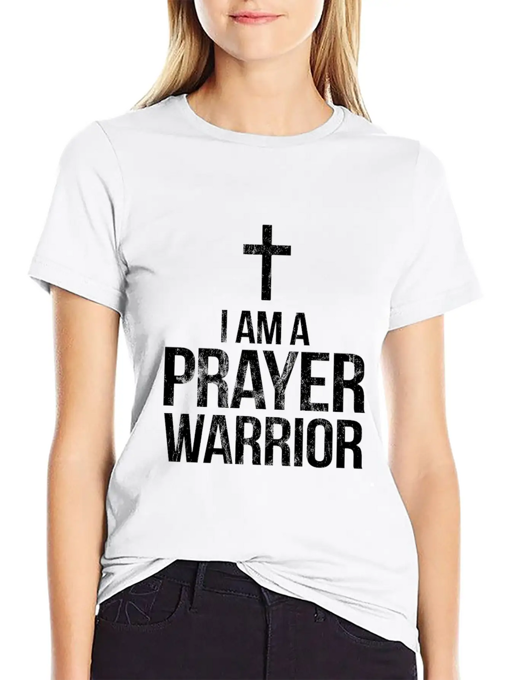 Im A Prayer Warrior Bible Scripture Verse Unisex Casual T-Shirt – Clean Design For Daily Comfort