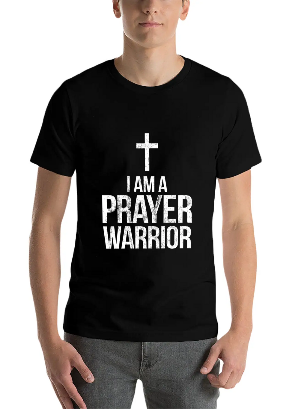 Im A Prayer Warrior Bible Scripture Verse Unisex Casual T-Shirt – Clean Design For Daily Comfort