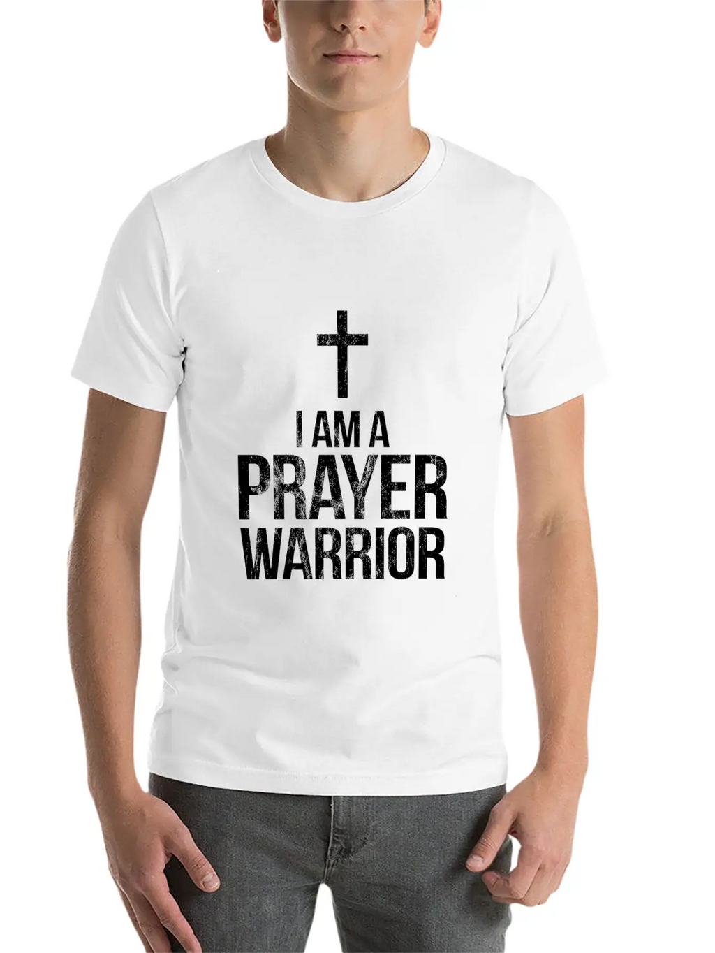 Im A Prayer Warrior Bible Scripture Verse Unisex Casual T-Shirt – Clean Design For Daily Comfort