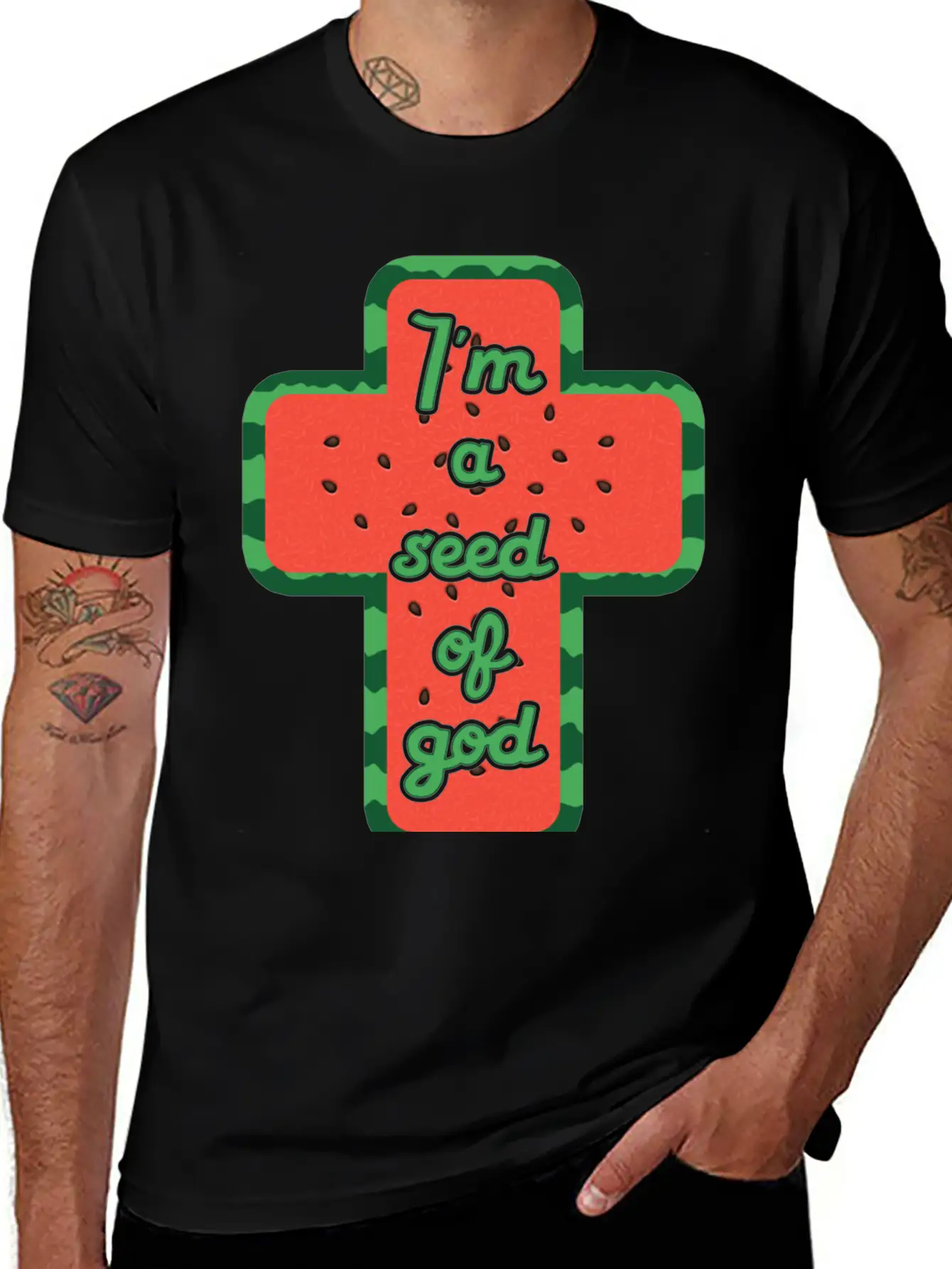 I'm A Seed Of God Breathable Soft Cotton T-Shirt – Timeless Casual Look