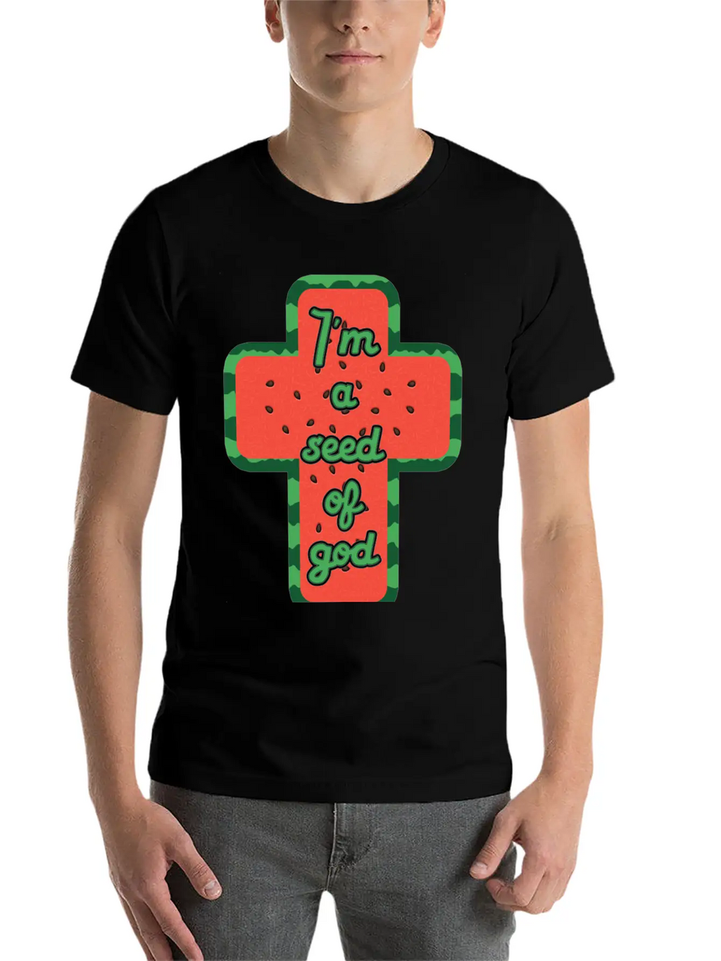I'm A Seed Of God Breathable Soft Cotton T-Shirt – Timeless Casual Look
