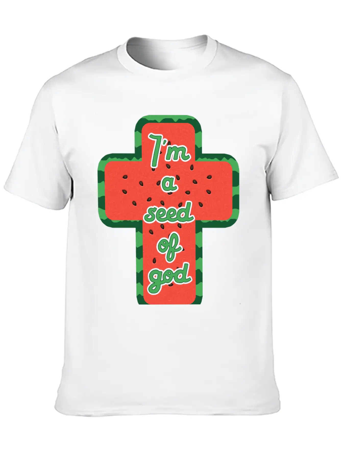 I'm A Seed Of God Breathable Soft Cotton T-Shirt – Timeless Casual Look