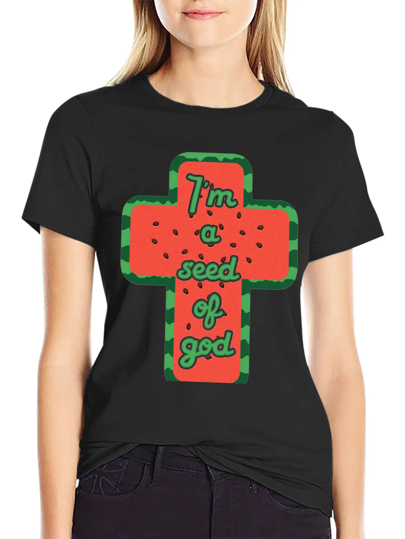 I'm A Seed Of God Breathable Soft Cotton T-Shirt – Timeless Casual Look
