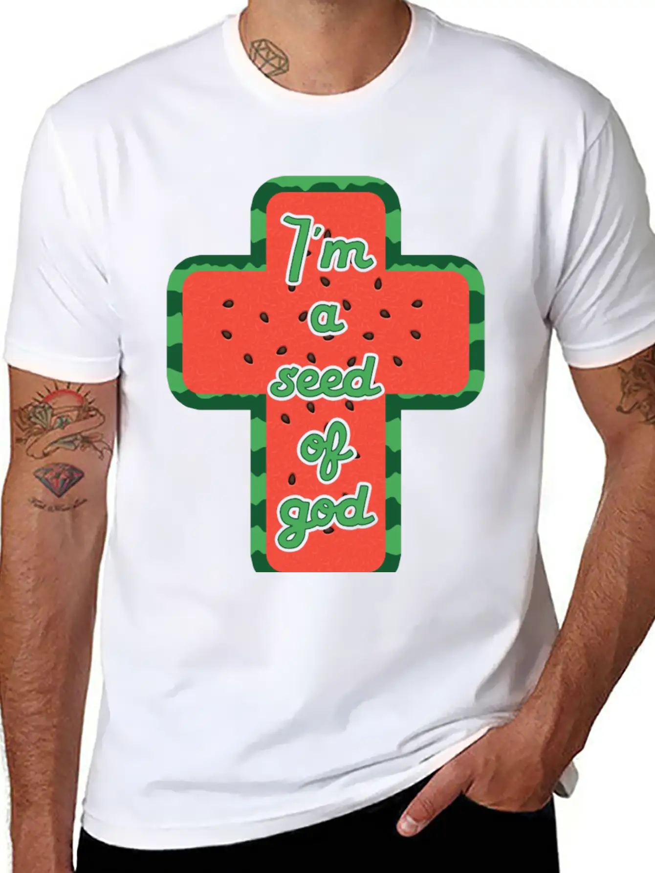 I'm A Seed Of God Breathable Soft Cotton T-Shirt – Timeless Casual Look