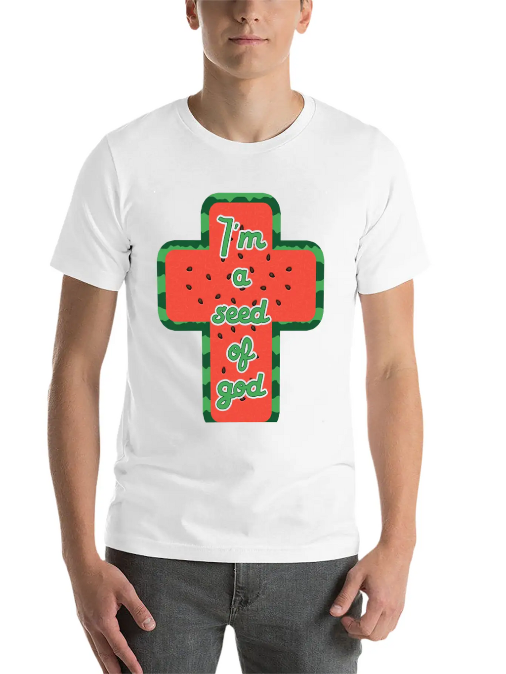I'm A Seed Of God Breathable Soft Cotton T-Shirt – Timeless Casual Look