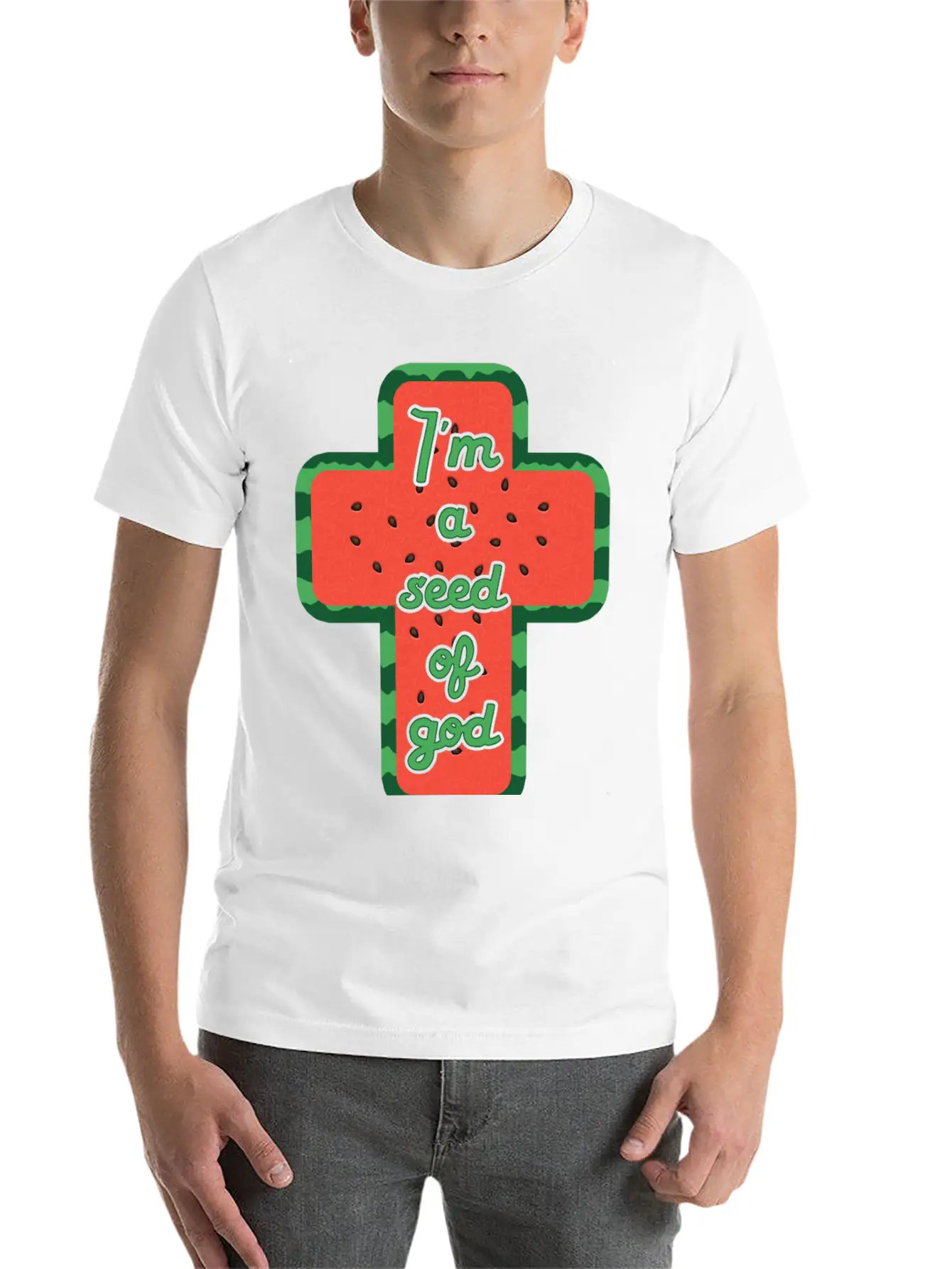 I'm A Seed Of God Breathable Soft Cotton T-Shirt – Timeless Casual Look