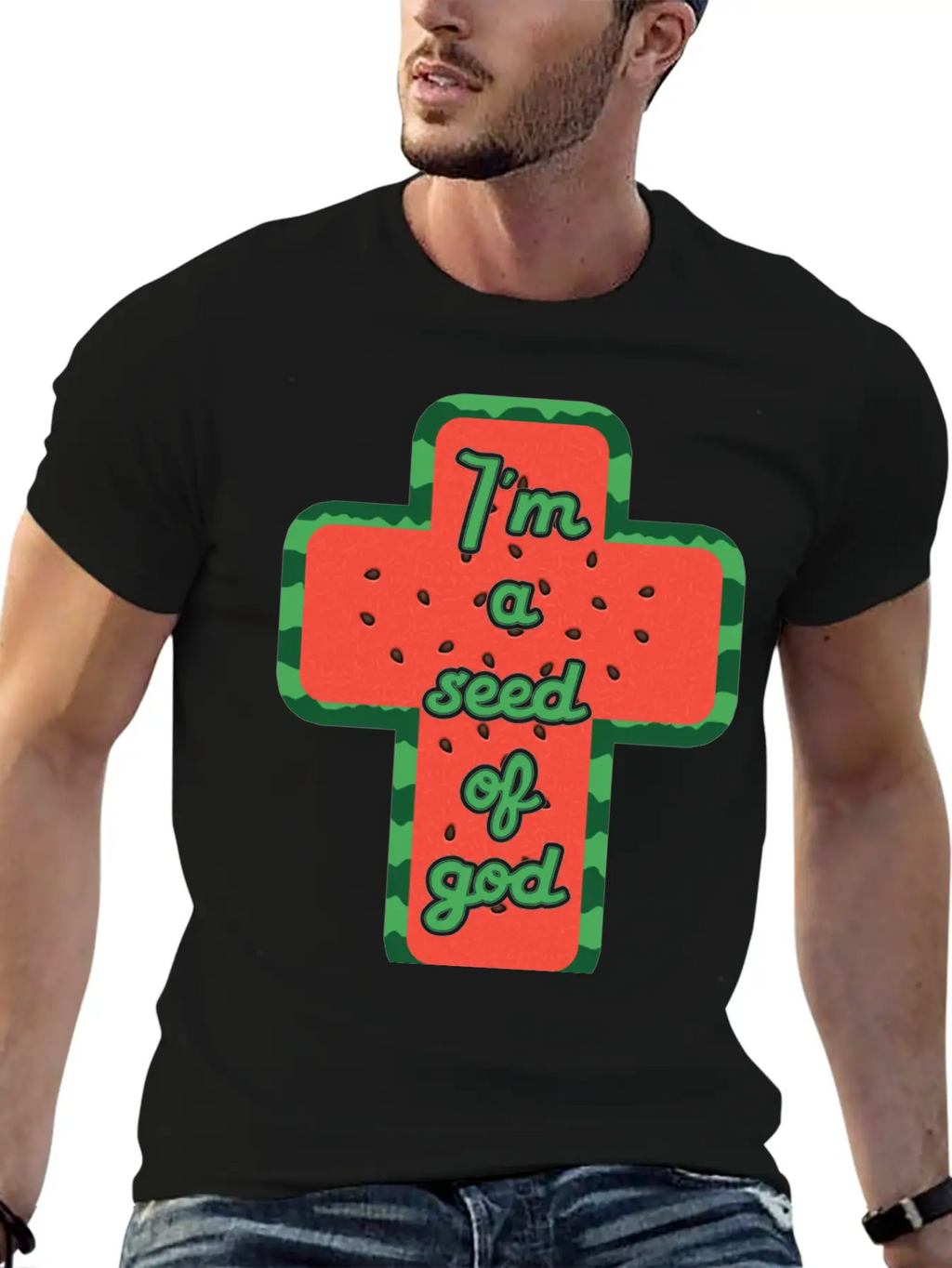 I'm A Seed Of God Breathable Soft Cotton T-Shirt – Timeless Casual Look