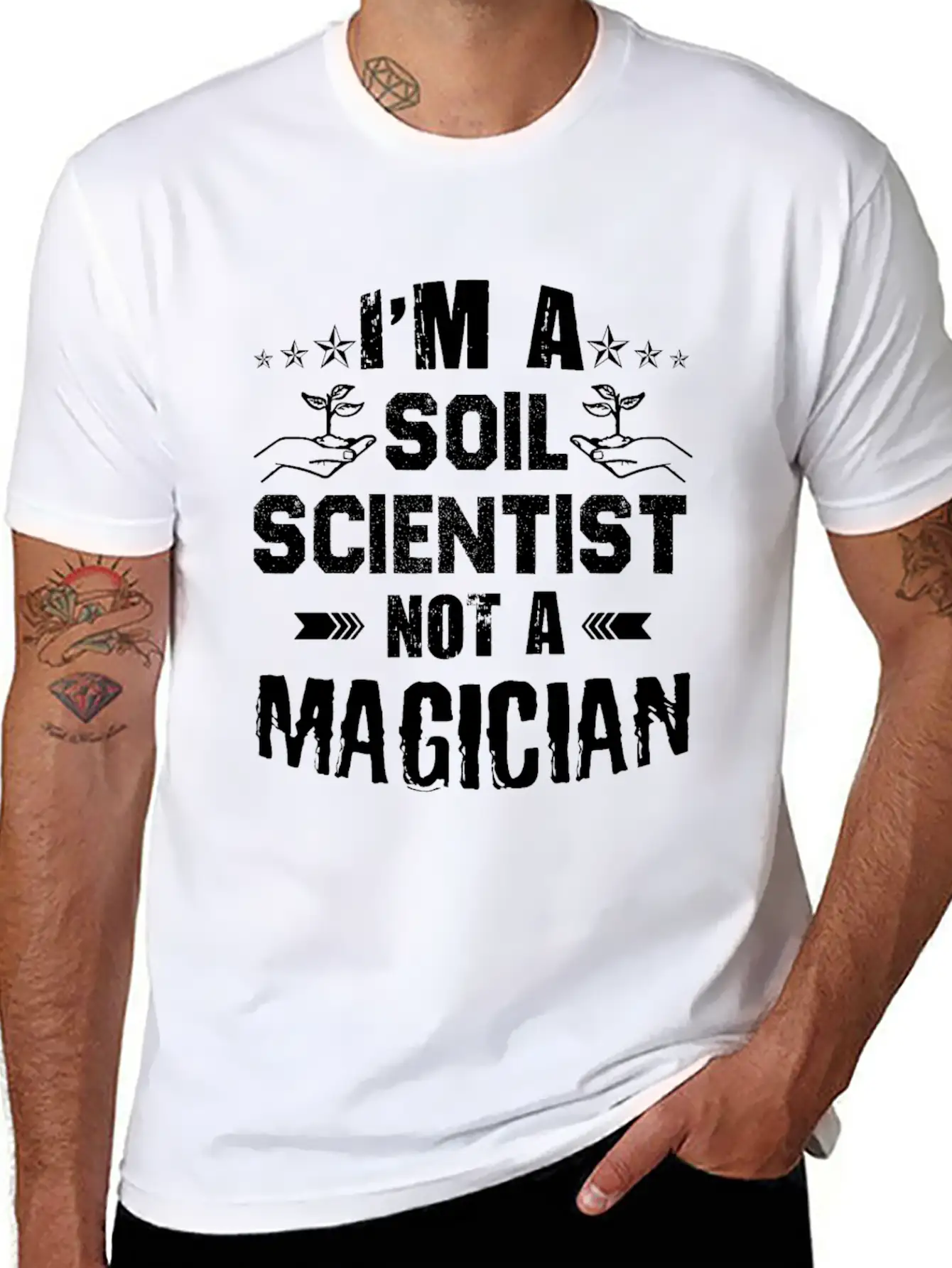 I'm A Soil Scientist Casual Graphic T-Shirt – Simple And Comfortable Daily Wear