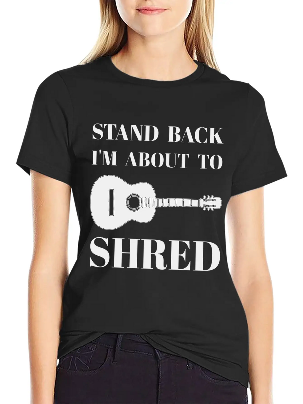 I'm About To Shred Guitar Player Musician Cool Unisex Short Sleeve Soft Cotton T-Shirt – Casual Everyday Wear