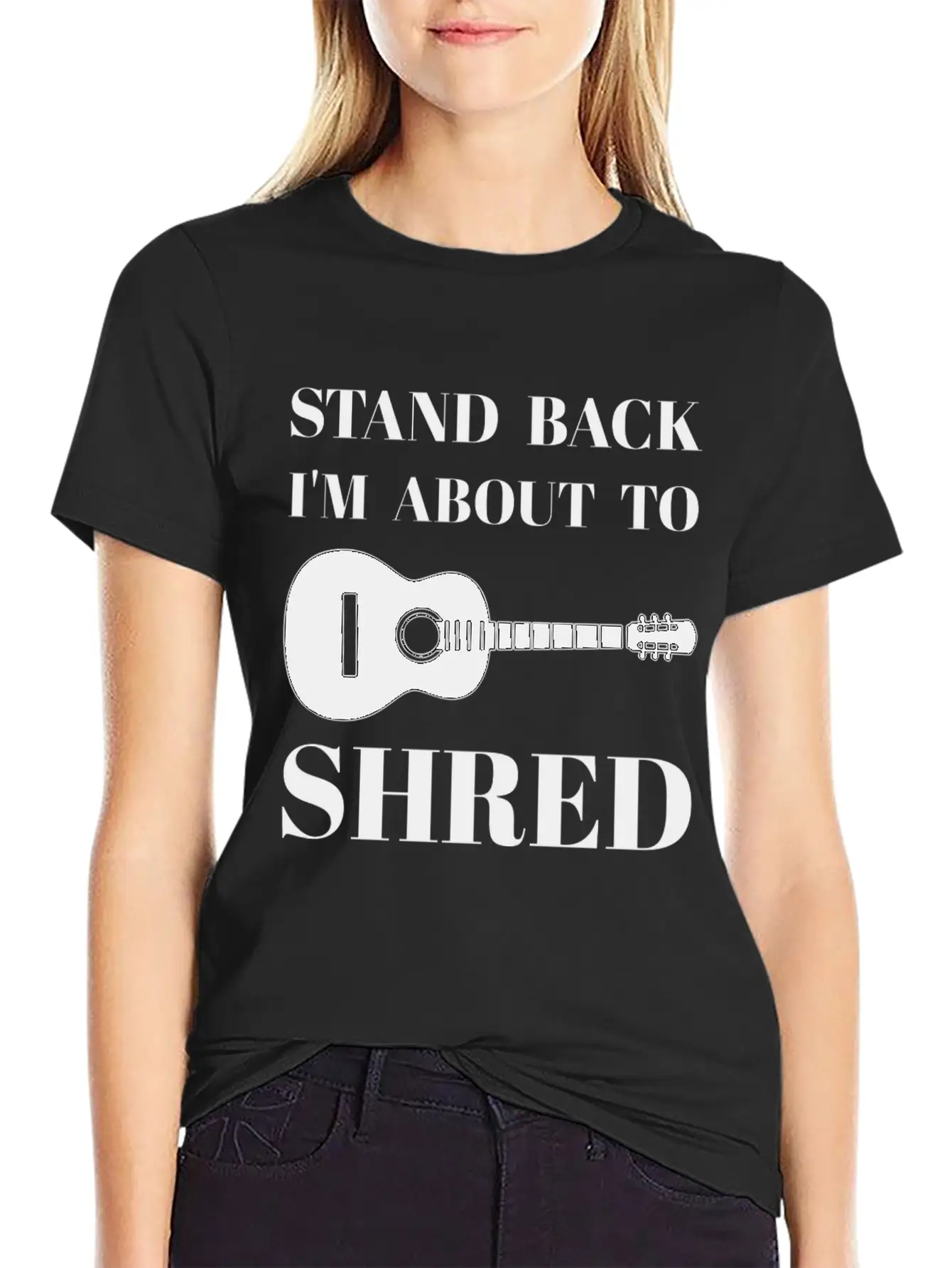 I'm About To Shred Guitar Player Musician Cool Unisex Short Sleeve Soft Cotton T-Shirt – Casual Everyday Wear